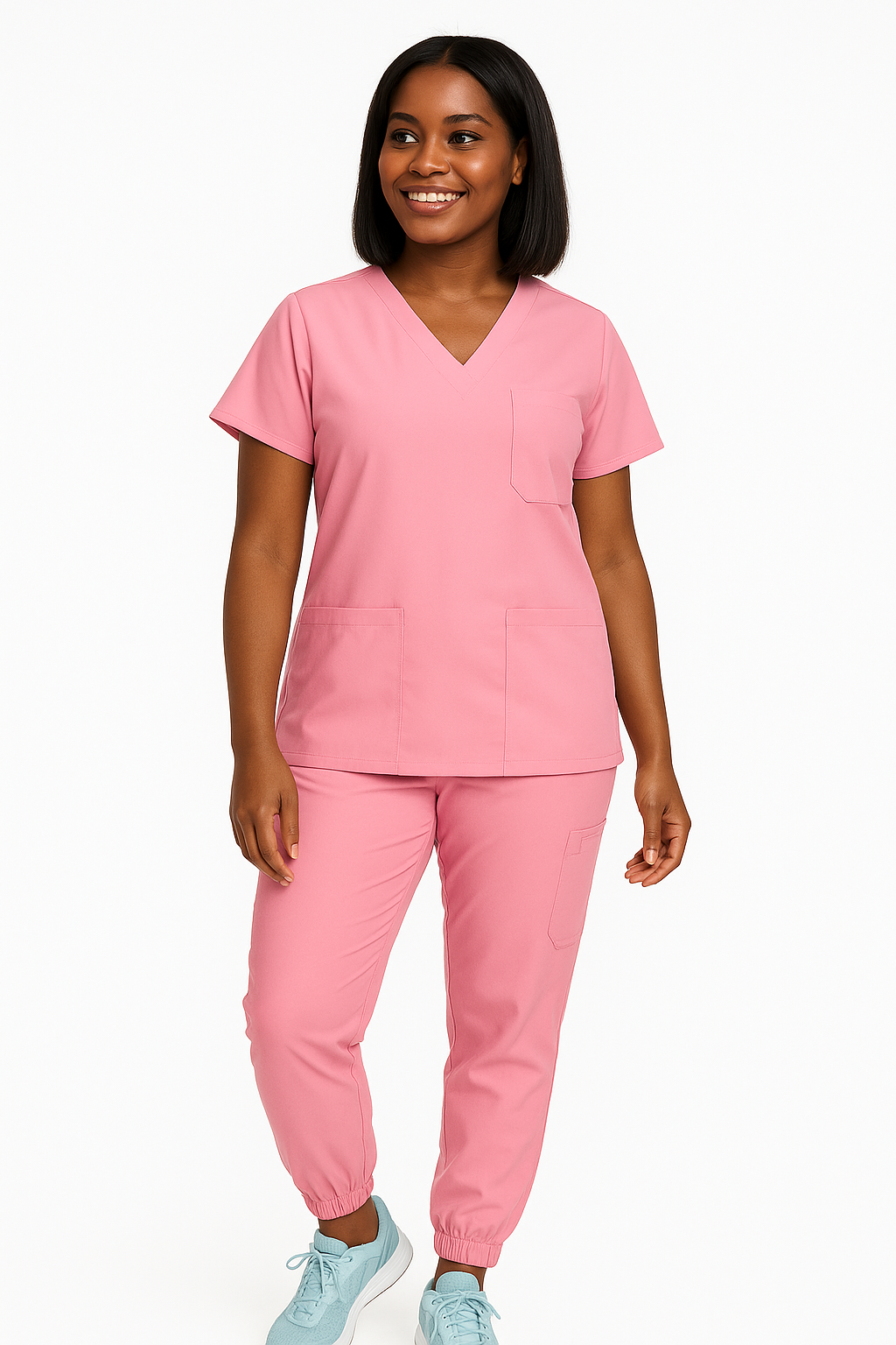 HEY! Medical™ "Jane" Collection V-Neck Jogger Set