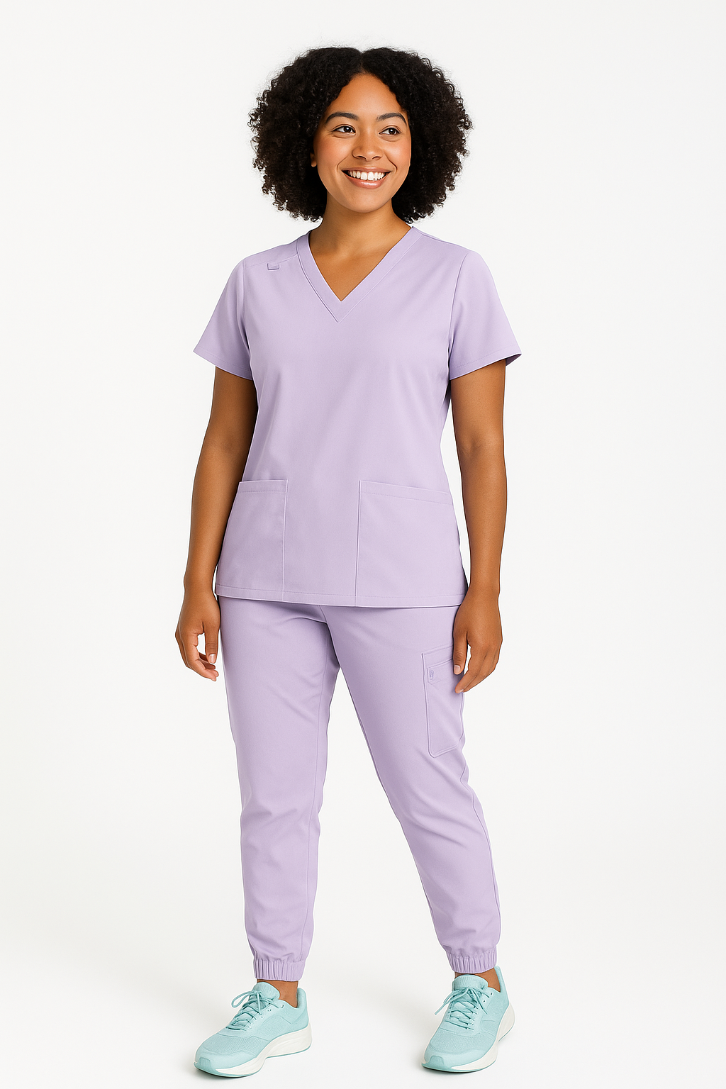 HEY! Medical™ "Jane" Collection V-Neck Jogger Set