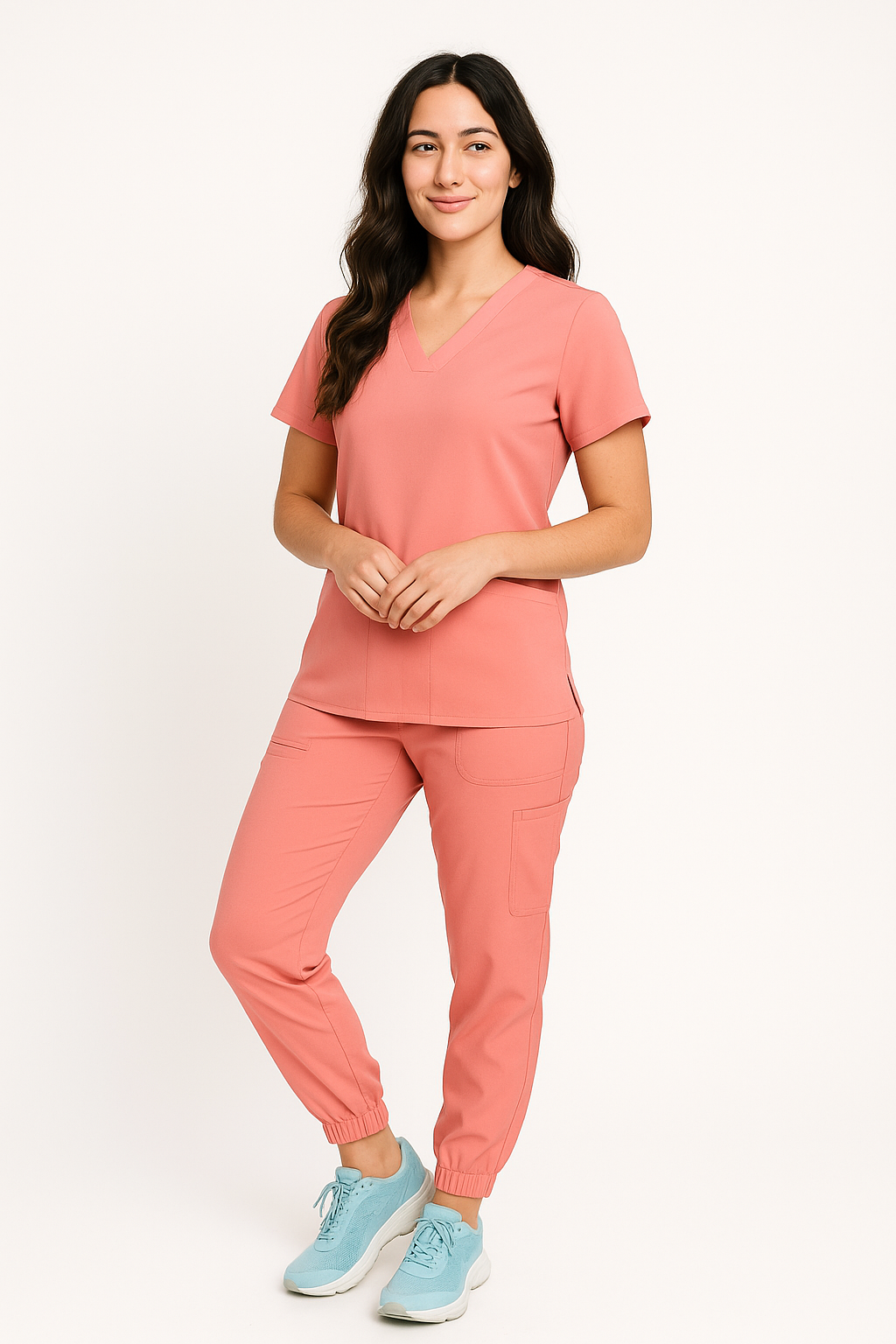 HEY! Medical™ "Jane" Collection V-Neck Jogger Set