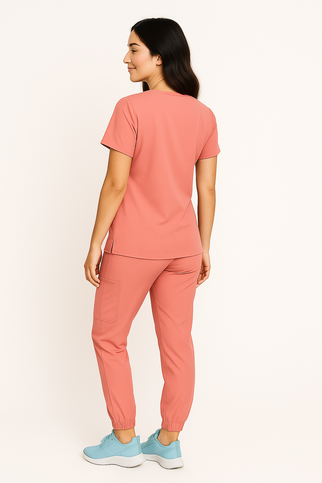 HEY! Medical™ "Jane" Collection V-Neck Jogger Set