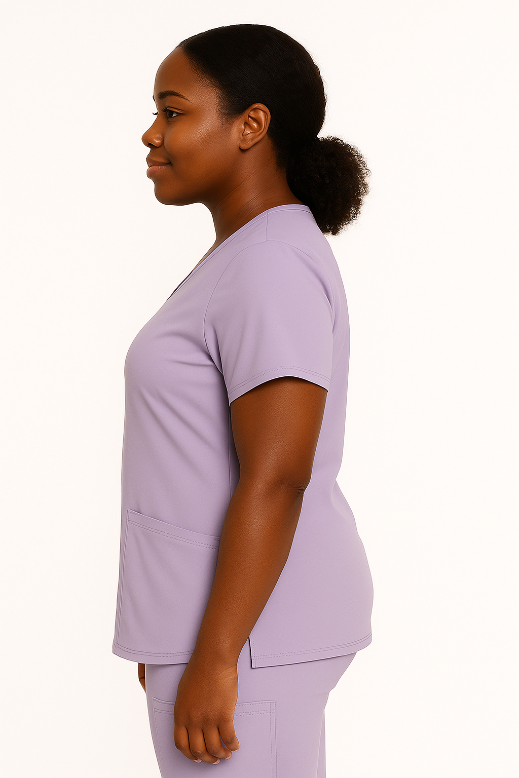 Medichic™ "Ruth" Women's V-Neck Zipper Pocket Scrub Top