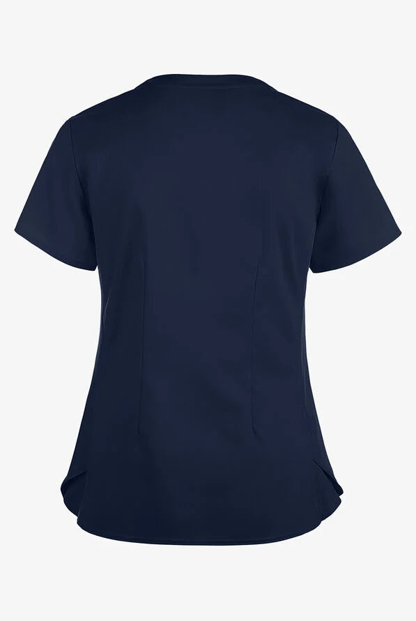 MedCouture Mock Wrap Top