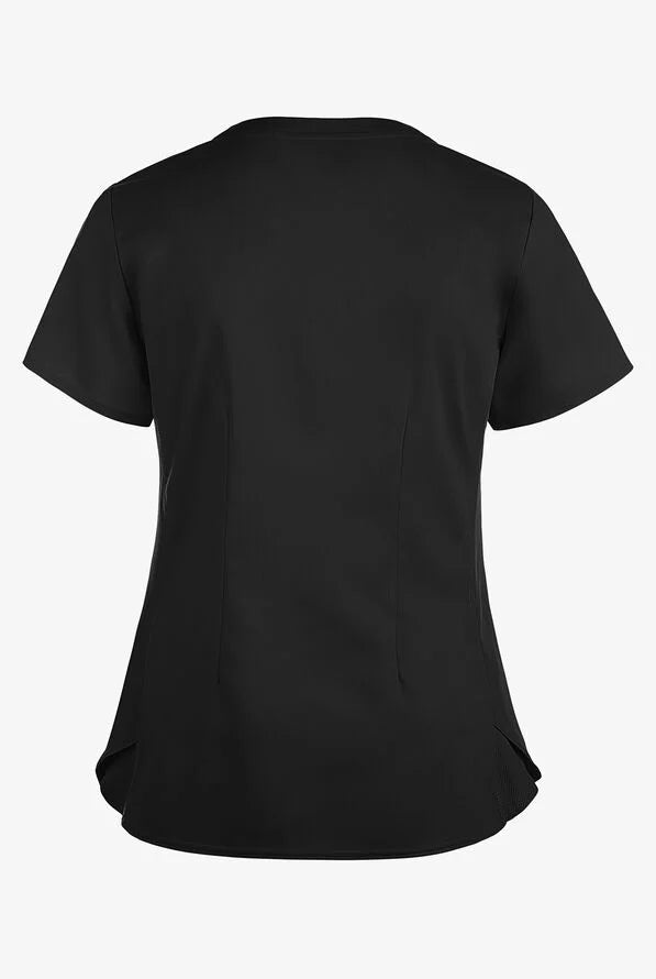 MedCouture Mock Wrap Top