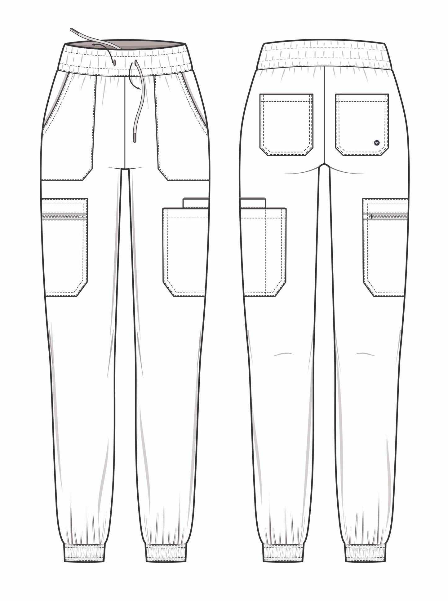 Medichic™ "Penny" Women's Cargo Jogger Pants