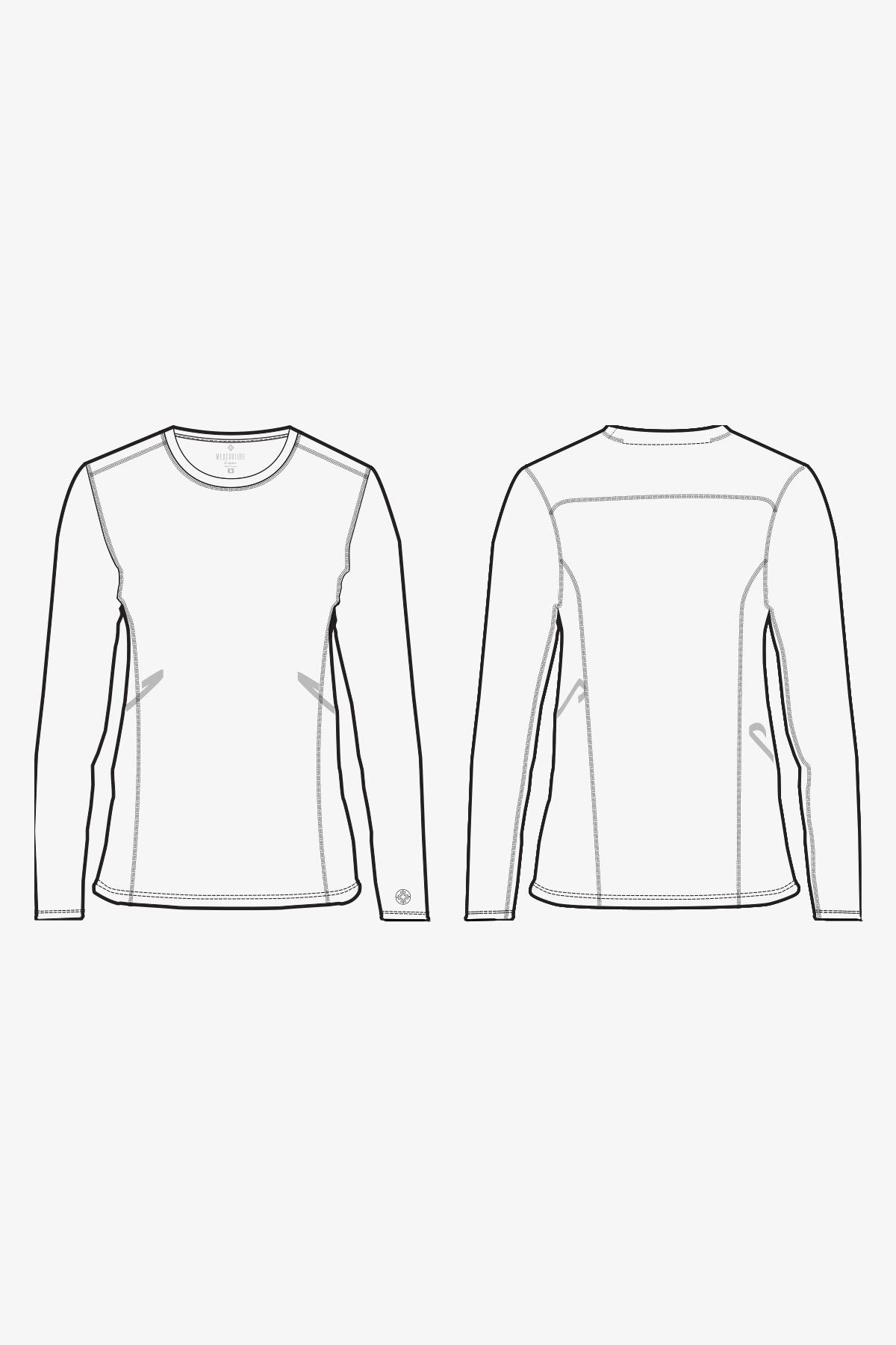 Med Couture™ "Layers" Performance Knit Tee