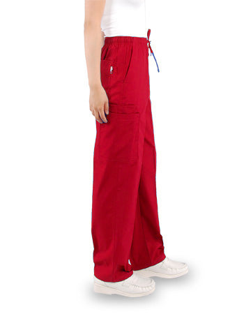 BASIC CARGO SCRUB PANT - ELASTIC WAIST W/DRAWSTRING