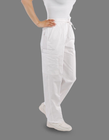 BASIC CARGO SCRUB PANT - ELASTIC WAIST W/DRAWSTRING